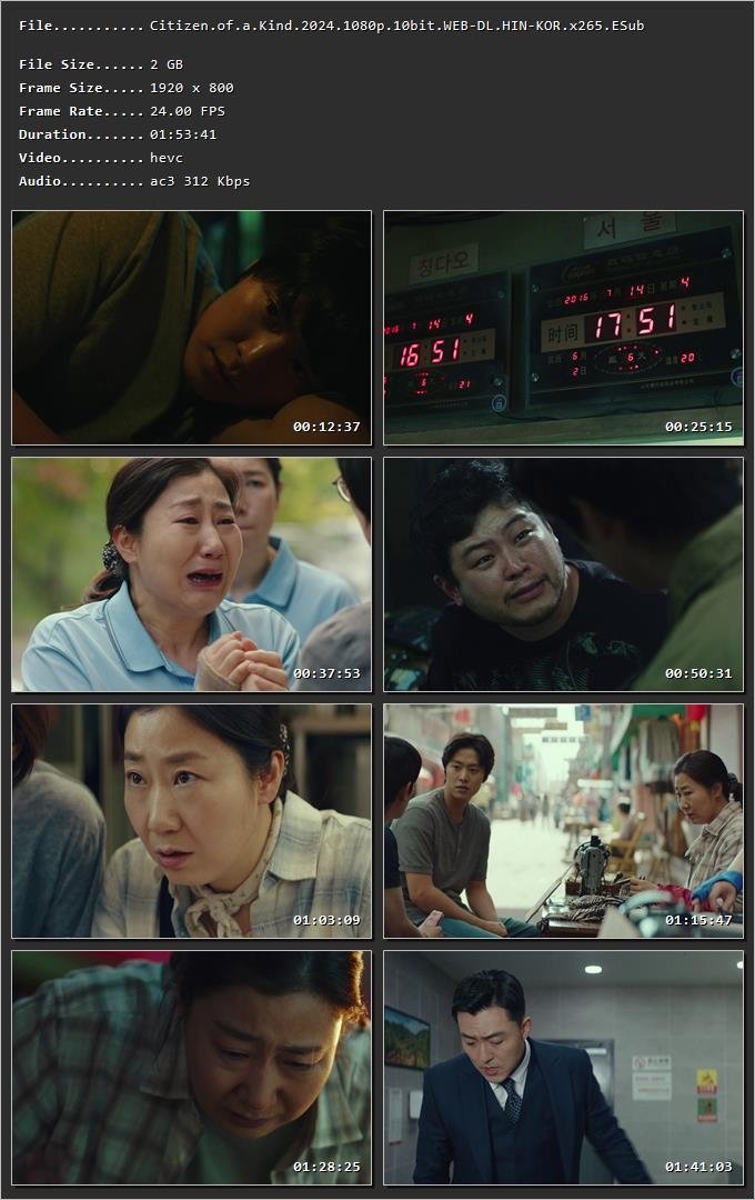 Citizen of a Kind (2024) Hindi Dual Audio HDRip 1080p – 720p – 480p