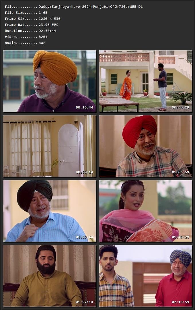 Daddy Samjheya Karo 2024 Punjabi HDRip 720p – 480p – 1080p
