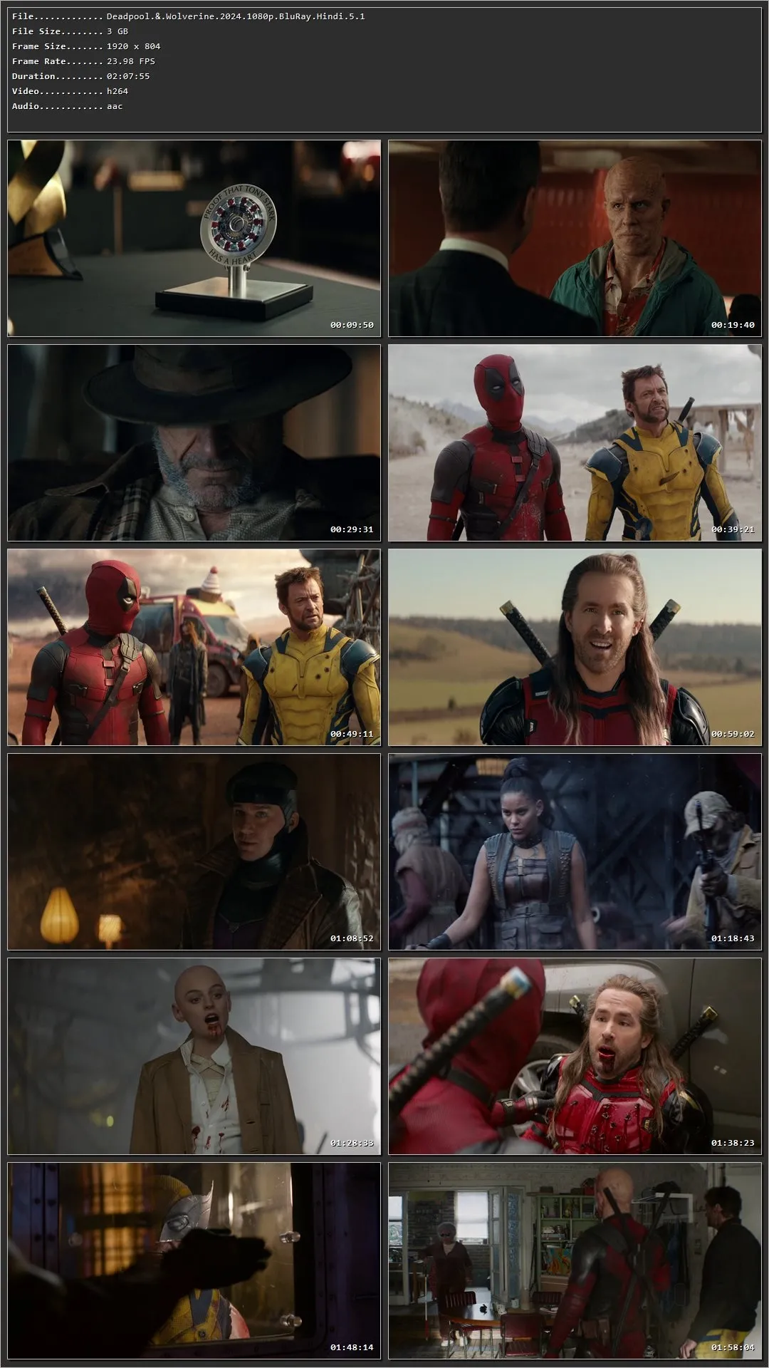Deadpool & Wolverine 2024 Hindi (Org) Dual Audio WEB-DL 1080p – 720p – 480p
