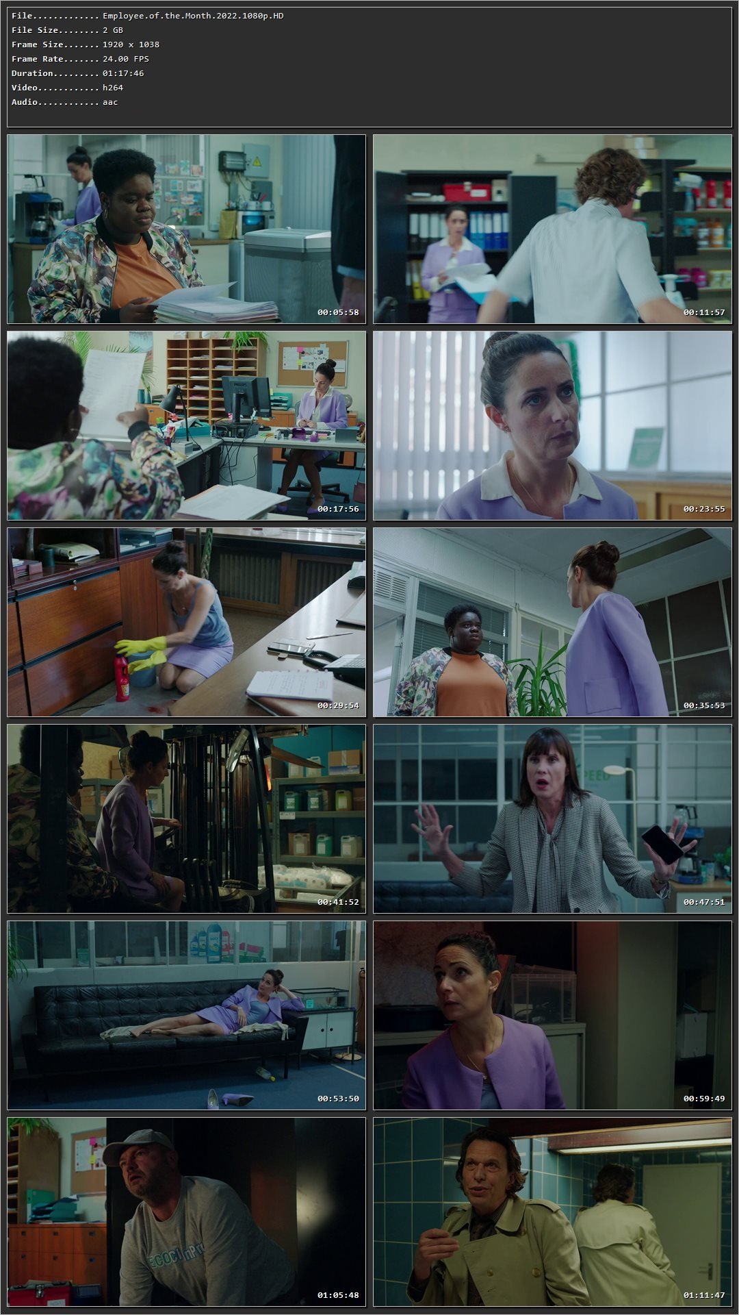 Employee of the Month (2022) Hindi Dual Audio HDRip 1080p – 720p – 480p