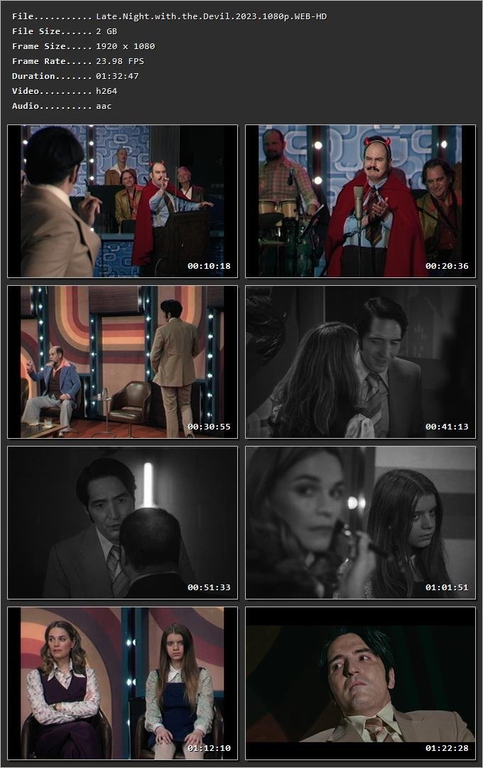 Late Night with the Devil (2023) Hindi Dual Audio HDRip 1080p – 720p – 480p