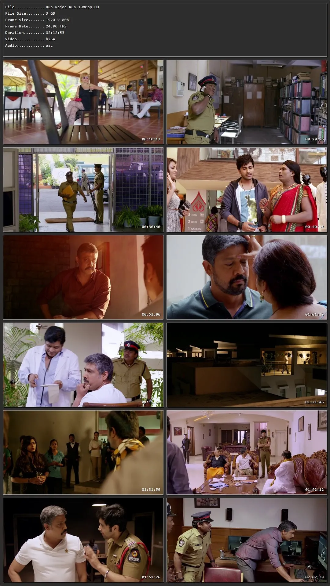 Run Raja Run (2014) (Hindi – Telugu) HDRip 720p – 480p – 1080p