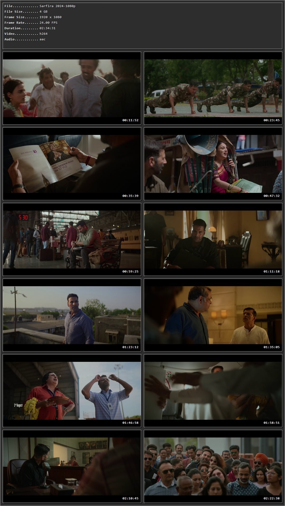 Sarfira 2024 Hindi (ORG 5.1) HDRip 720p – 480p – 1080p