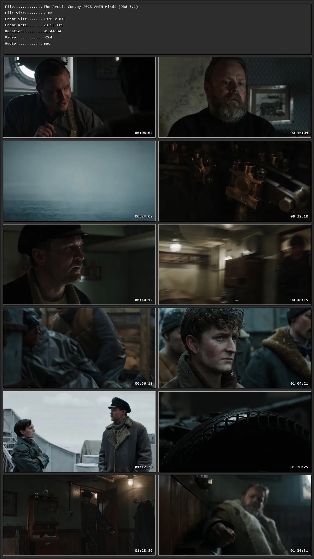 The Arctic Convoy 2023 Hindi Dual Audio HDRip 1080p – 720p – 480p