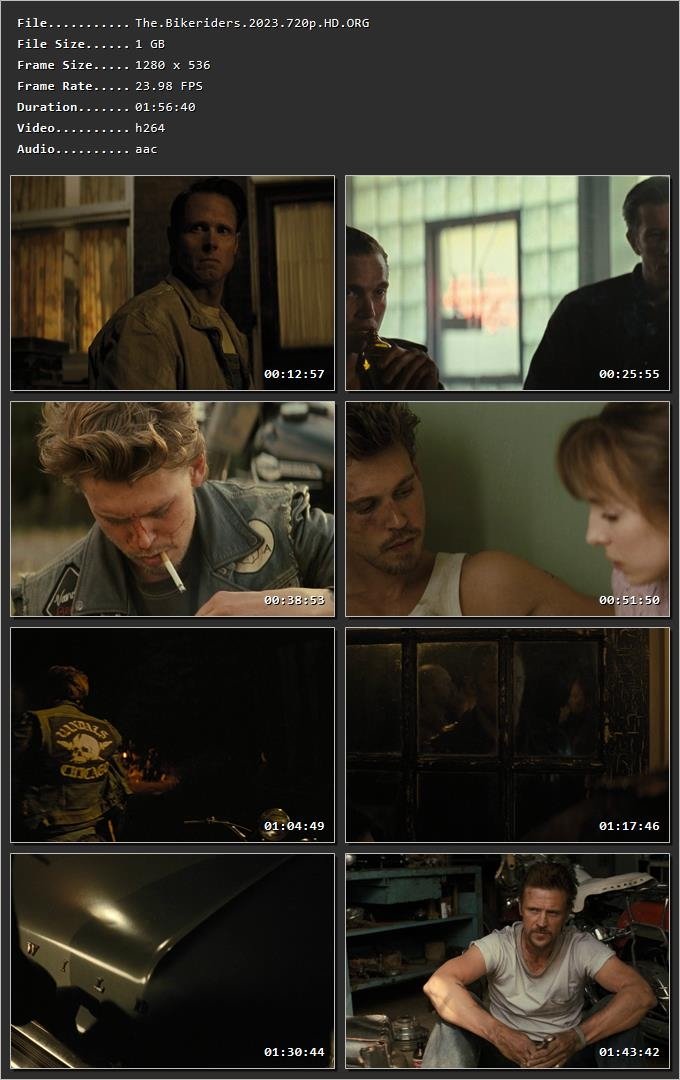 The Bikeriders (2023) Hindi Dual Audio HDRip 1080p – 720p – 480p