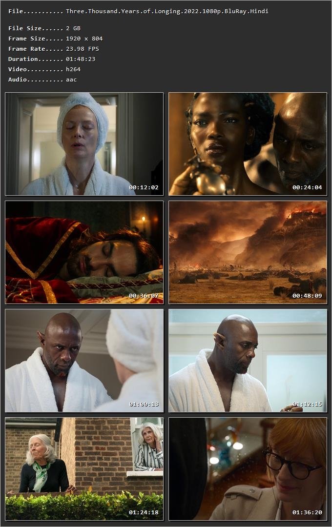 Three Thousand Years of Longing (2022) Hindi Dual Audio HDRip 1080p – 720p – 480p
