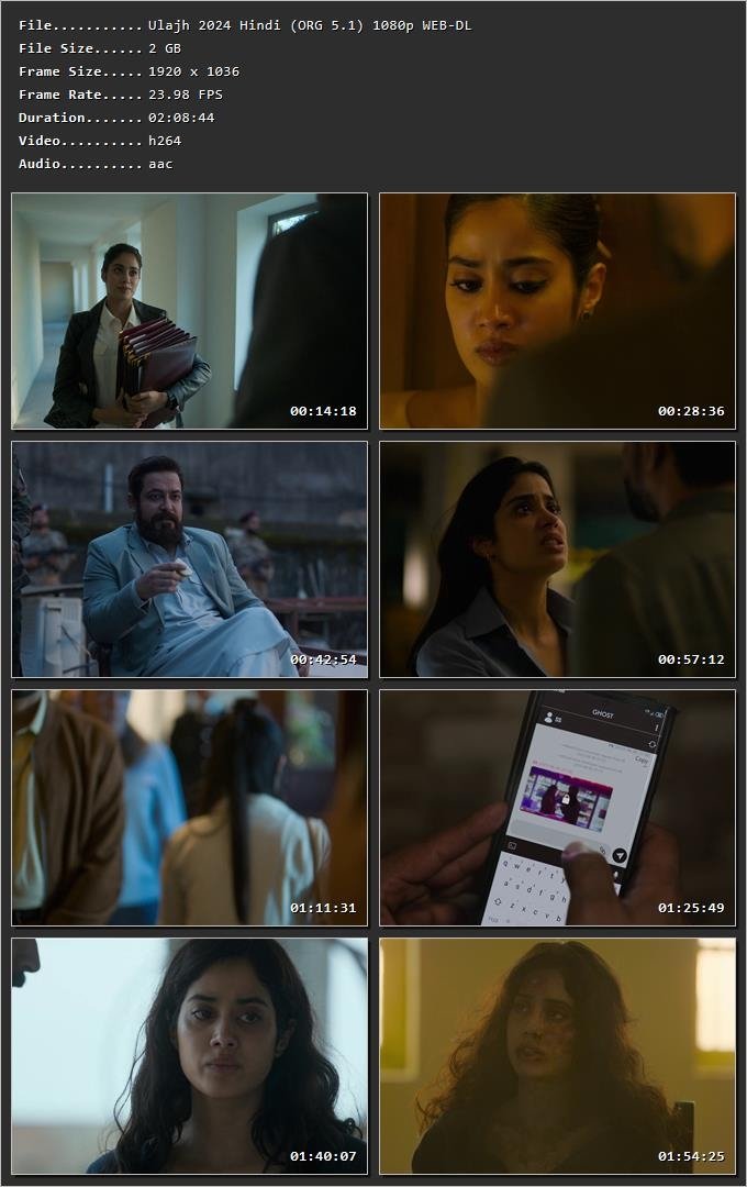 Ulajh 2024 Hindi (Org) Web-DL 720p – 480p – 1080p