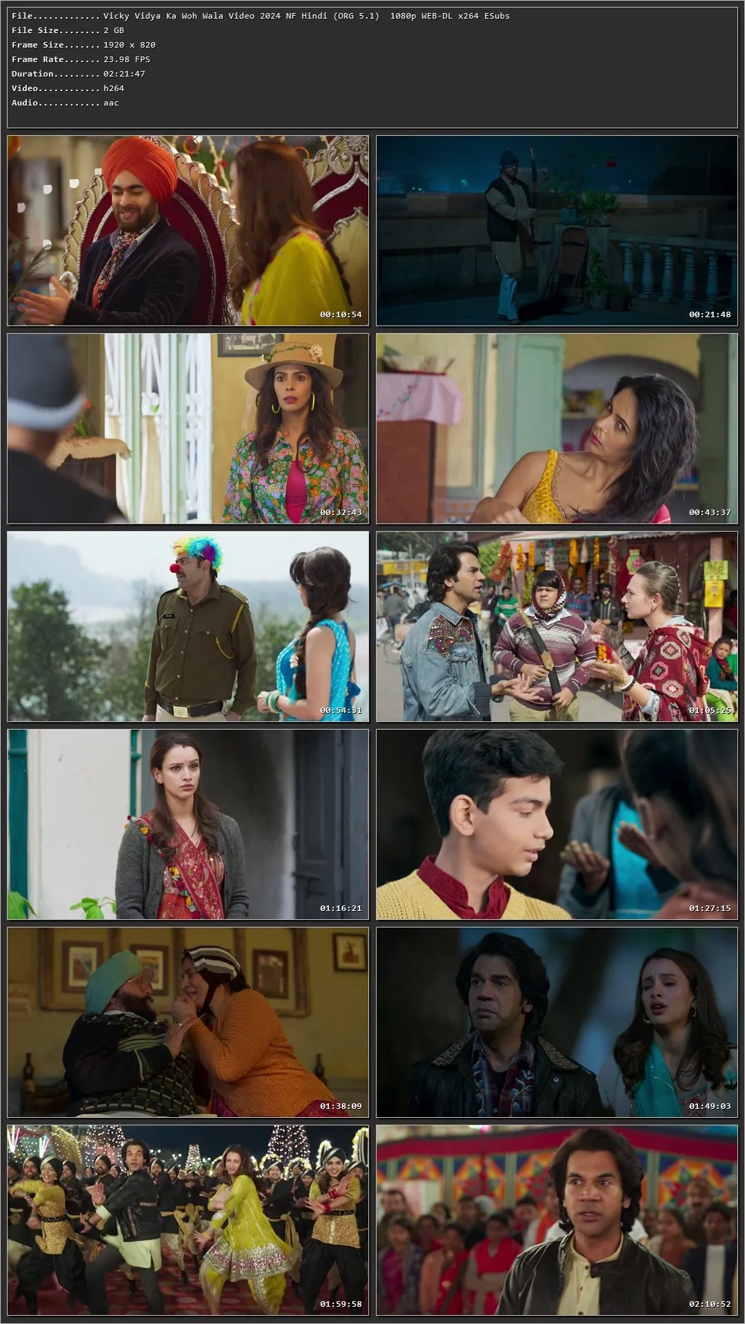 Vicky Vidya Ka Woh Wala Video 2024 Hindi HDRip 720p – 480p – 1080p