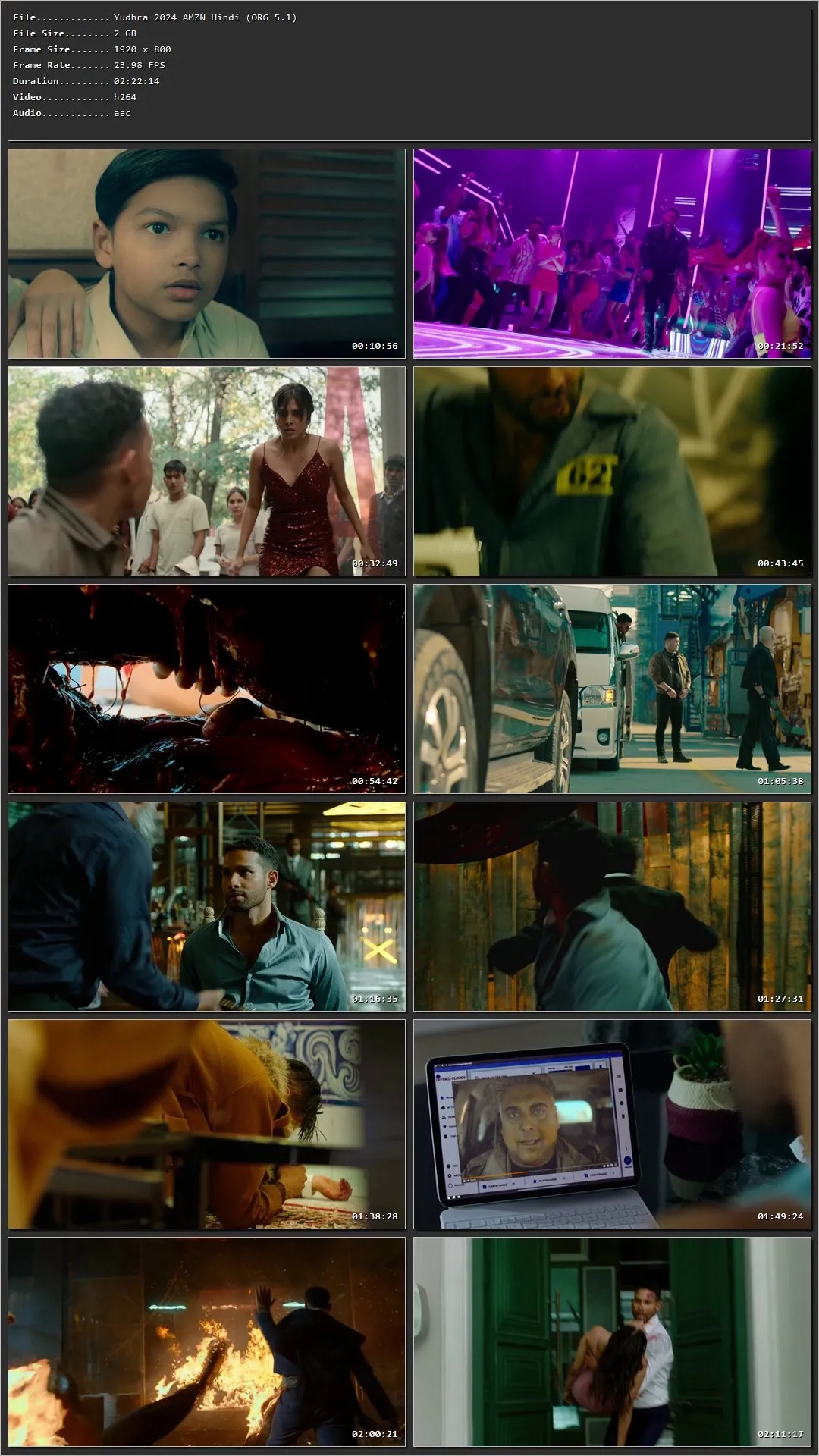 Yudhra 2024 Hindi HDRip 720p – 480p – 1080p